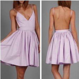 Contrarian | Purple Bib Mini Dress Size 4